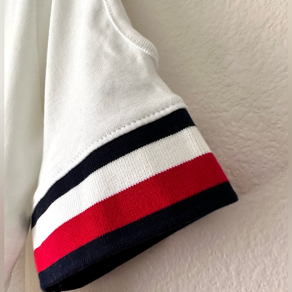 Tommy Hilfiger 100% Cotton Cold Shoulder Soft Lightweight Knit T-Shirt Size L - Picture 10 of 11